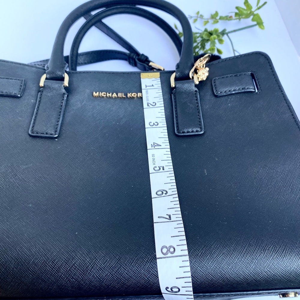 Michael Kors Med Tote Bag Black Safiano Leather - Picture 5 of 9